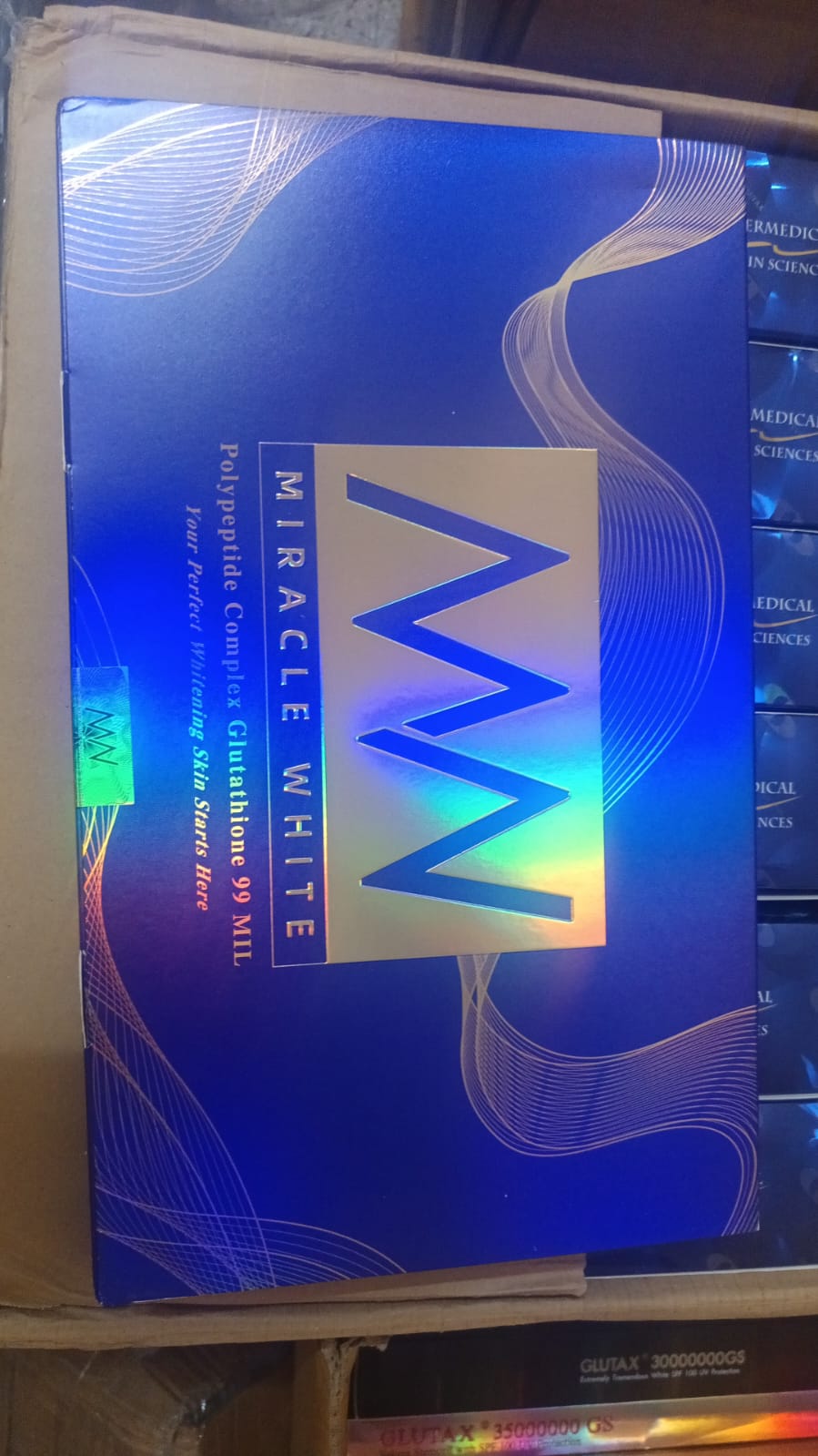 Miracle White Peptide Complex Glutathione 99 MIL, For Skin Whitening, Packaging Type: Box